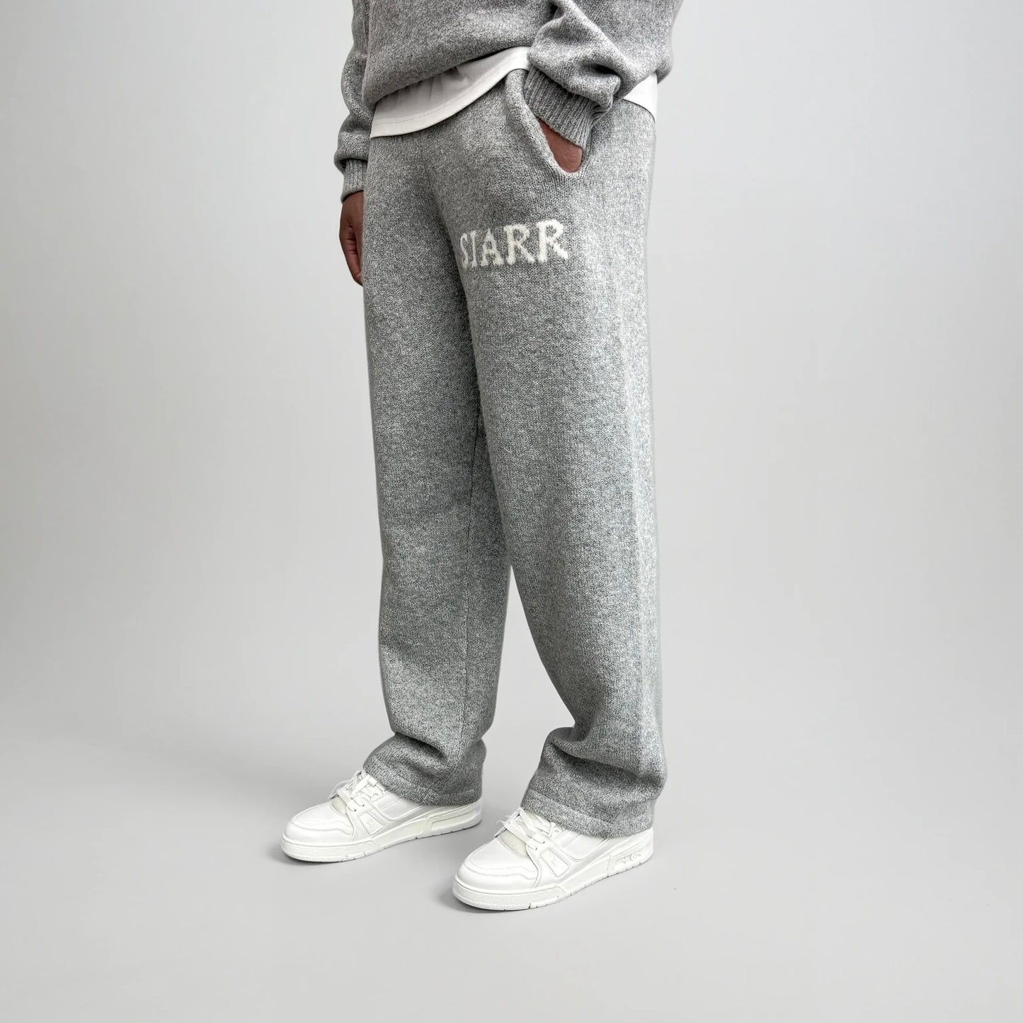Siarr Knit Joggers Grey