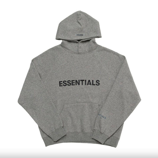 ESSENTIALS AW20 HOODIE 'DARK HEATHER OATMEAL’