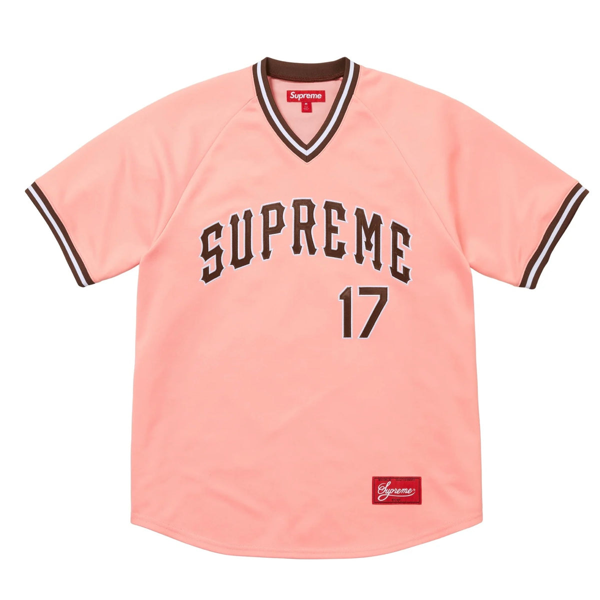 Supreme Baseball Jersey Pink Brown (FW26)