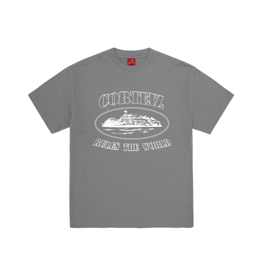 CORTEIZ ALCATRAZ TEE GULLY GREY (NEW BLANK)