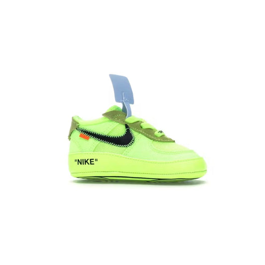 NIKE AIR FORCE 1 OFFWHITE 'VOLT' INFANTS