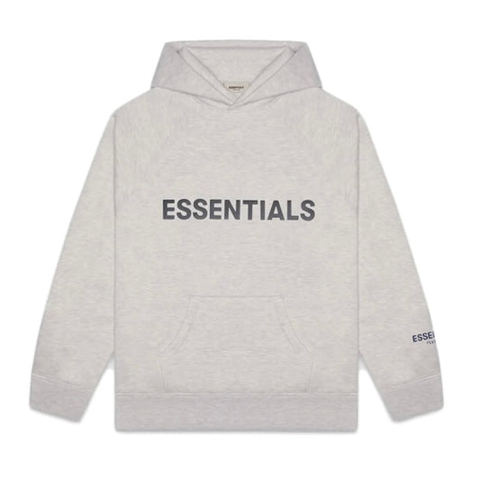 ESSENTIALS AW20 HOODIE 'LIGHT HEATHER OATMEAL’