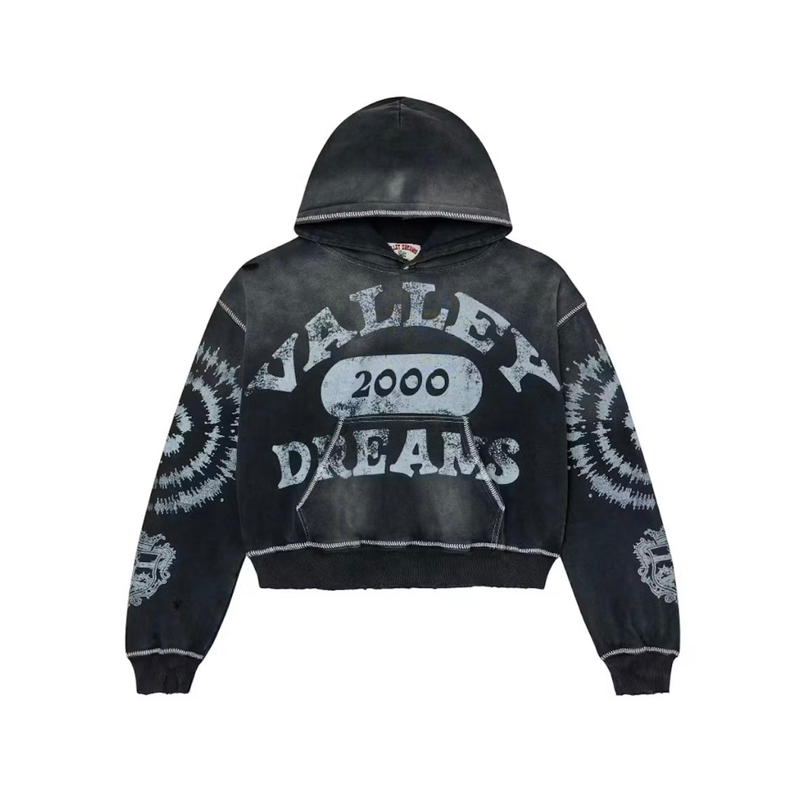 Vale Forever Spiral Pullover Hoodie Black