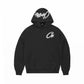CORTEIZ C STAR SATIN HOODIE BLACK
