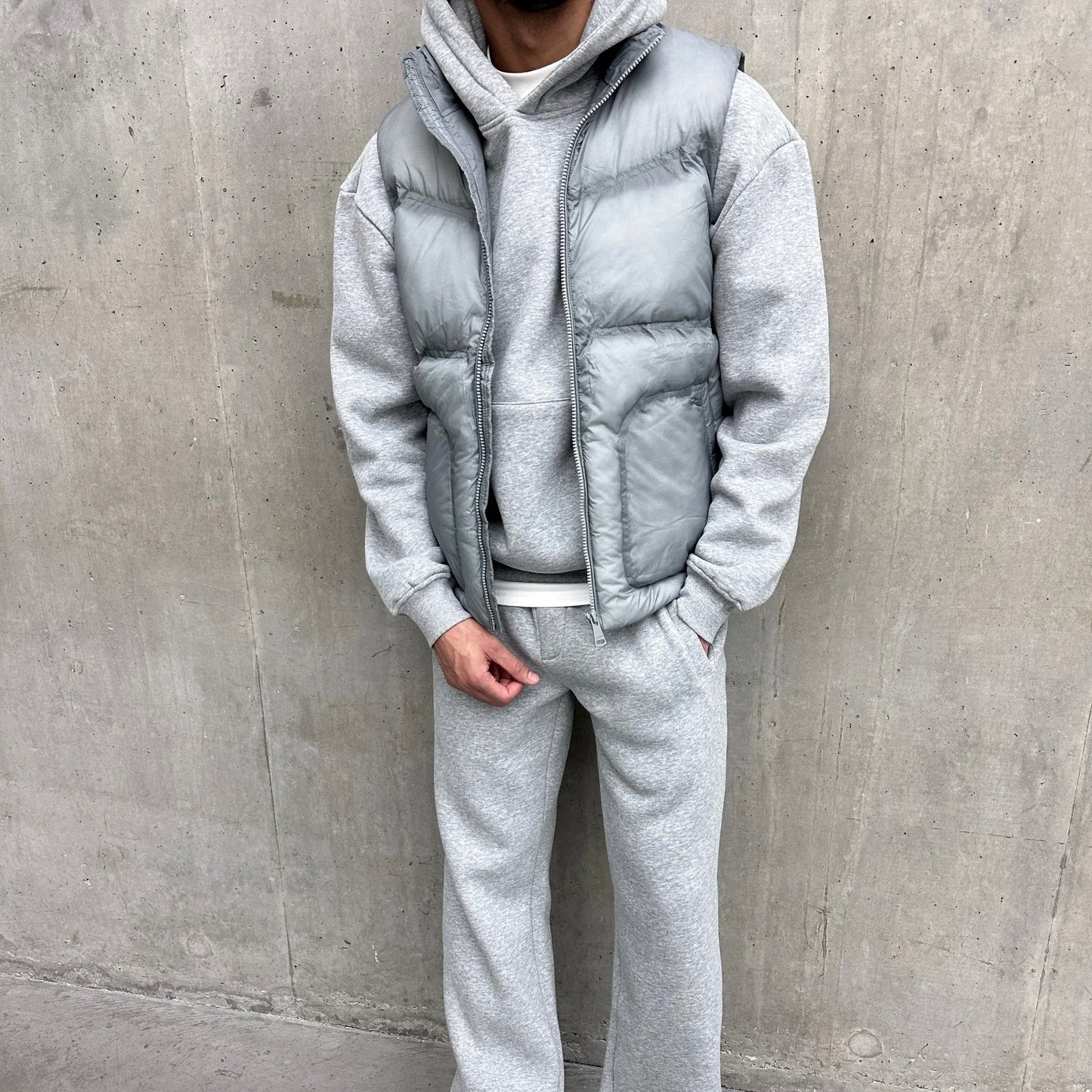 Siarr Contrast Puffer Gilet