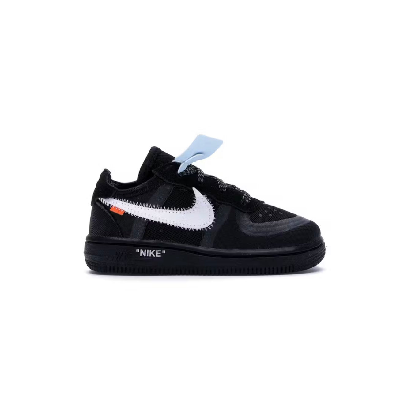 NIKE AIR FORCE 1 OFFWHITE 'BLACK' TODDLERS