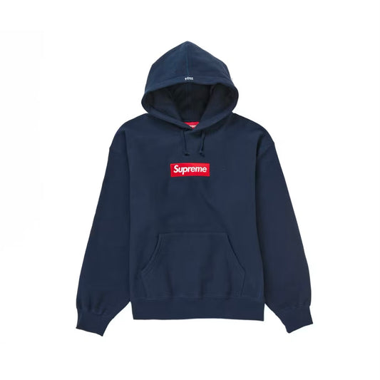 Supreme Box Logo Hoodie Navy (FW24)