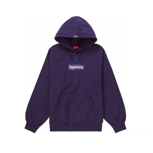 Supreme Box Logo Hoodie Purple (FW23)