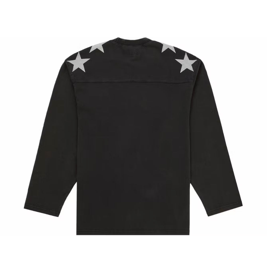 SUPREME PLAYBOY LONG SLEEVE JERSEY TEE BLACK (SS26)