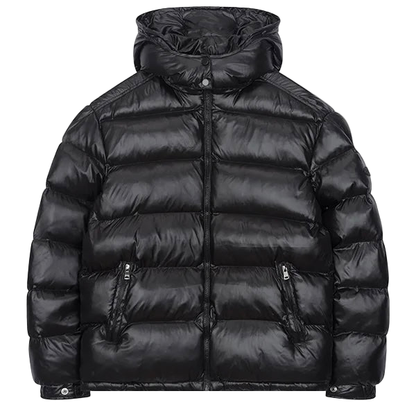 Siarr Heavy Puffer Jacket Black