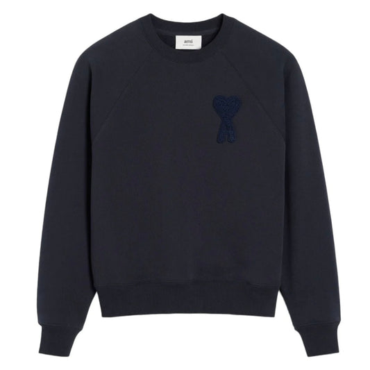 AMI Paris Patch Sweatshirt Navy