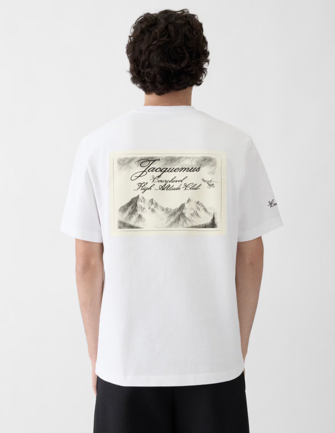 Jacquemus Courchevel High Altitude Club Tee White
