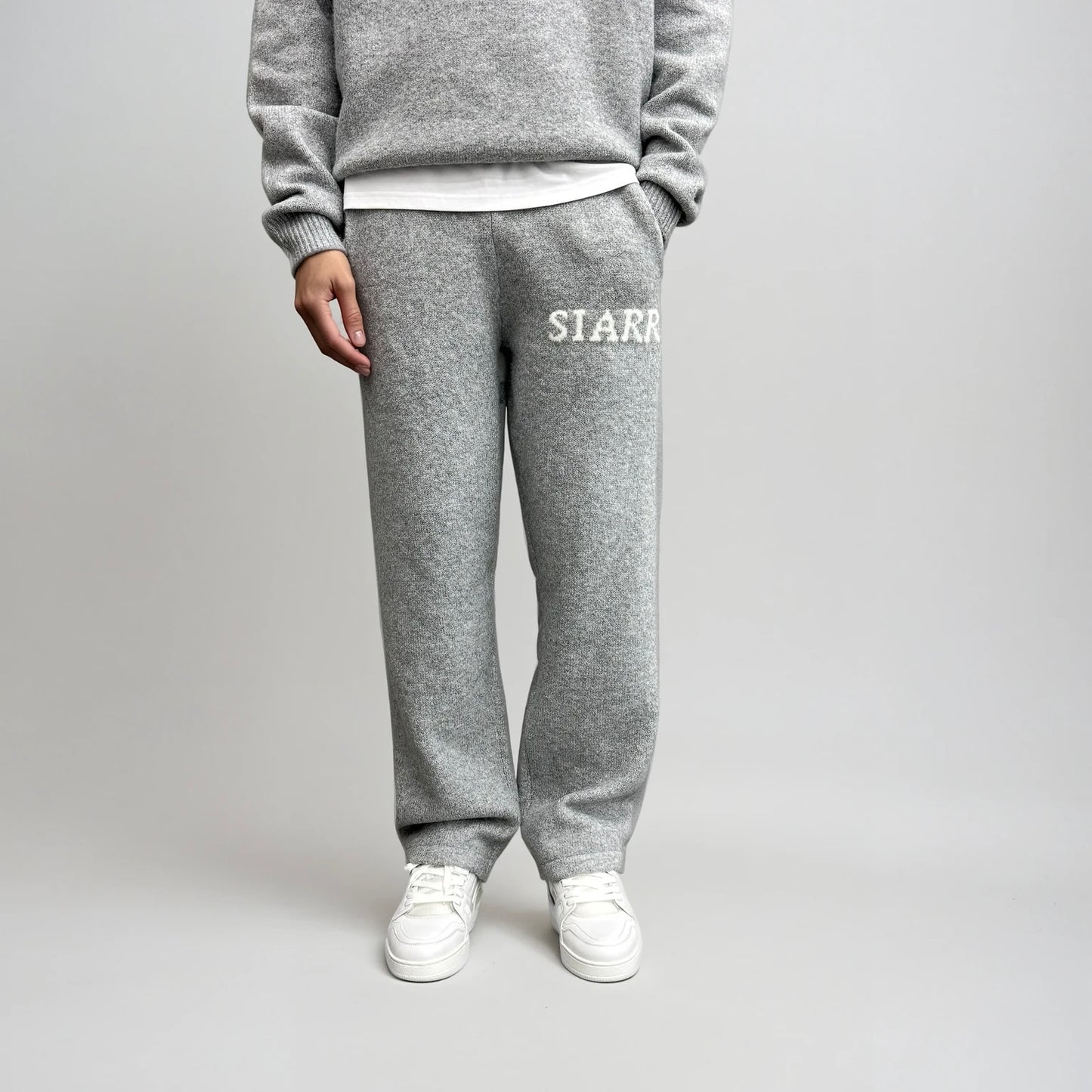 Siarr Knit Joggers Grey