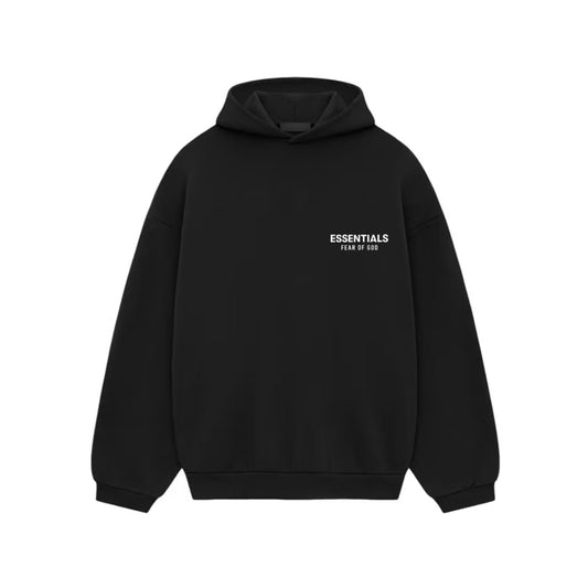 ESSENTIALS AW24 HOODIE 'BLACK WHITE’