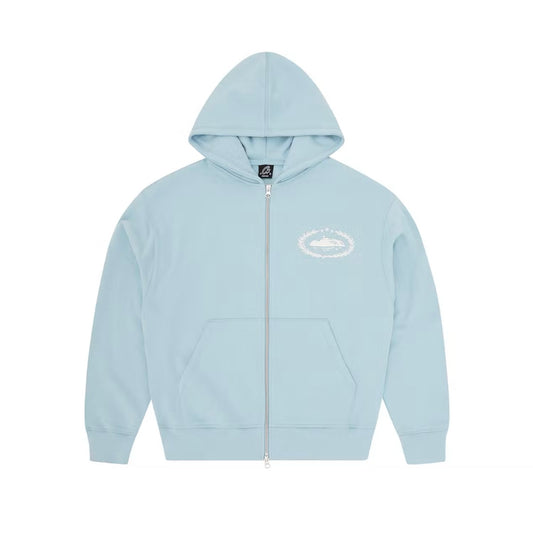 CORTEIZ SUPERIOR ROYALE ZIP UP HOODIE BABY BLUE