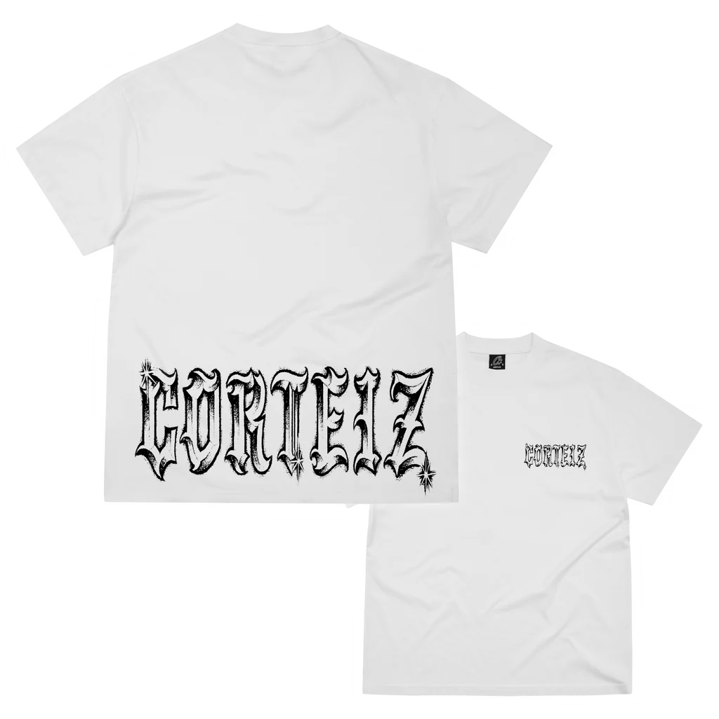 CORTEIZ GOTHIC TEE WHITE (NEW BLANK)