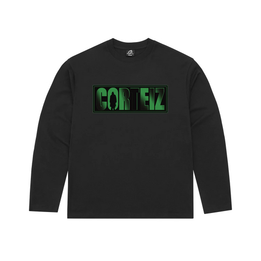 CORTEIZ SHADOW MAN LONGSLEEVE TEE BLACK