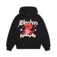 BROKEN PLANET BROKEN HEARTS HOODIE BLACK
