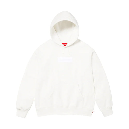 SUPREME BOX LOGO HOODIE OFF WHITE FW23