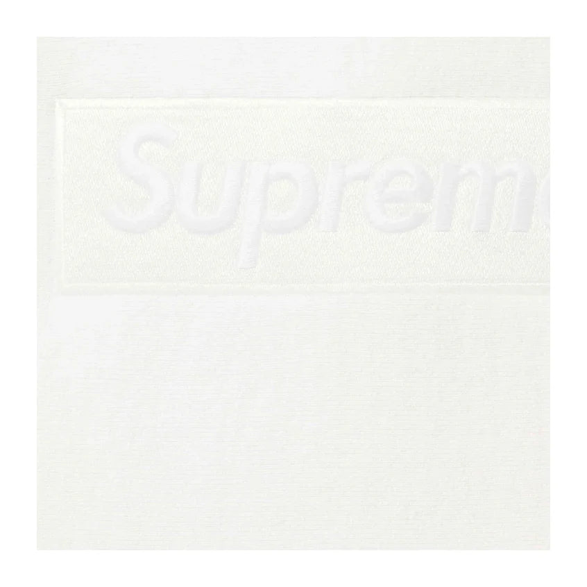 SUPREME BOX LOGO HOODIE OFF WHITE FW23