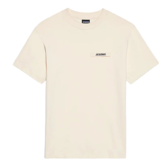 Jacquemus Gros Grain Tee Beige