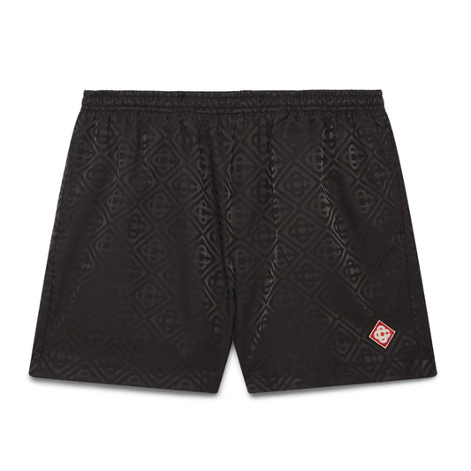 Casablanca Jacquard Swim Shorts Black