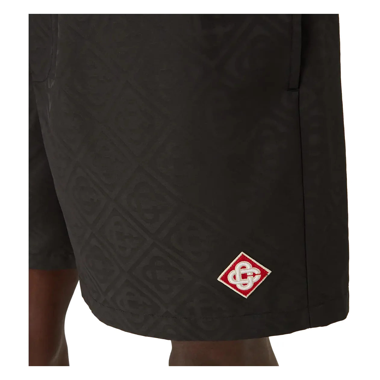 Casablanca Jacquard Swim Shorts Black