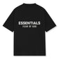 ESSENTIALS AW24 TEE ‘BLACK WHITE’