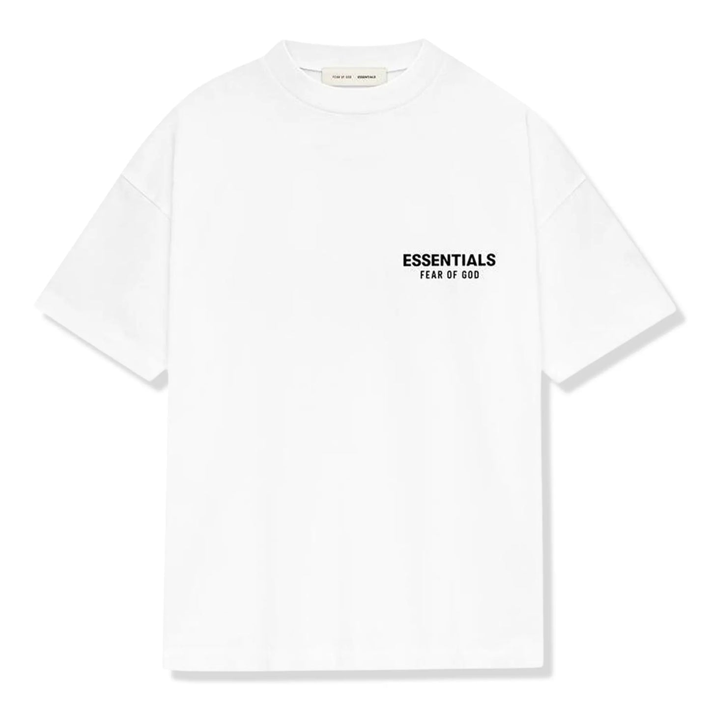 ESSENTIALS AW24 TEE ‘WHITE BLACK’