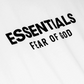 ESSENTIALS AW24 TEE ‘WHITE BLACK’