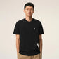 AMI Paris Embroidered Tee Black White