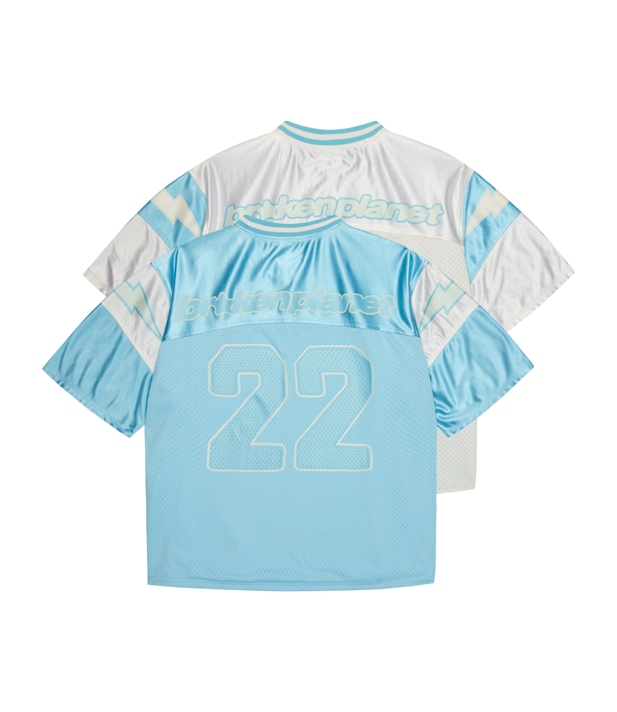 Broken Planet Reversible Jersey Ice Blue
