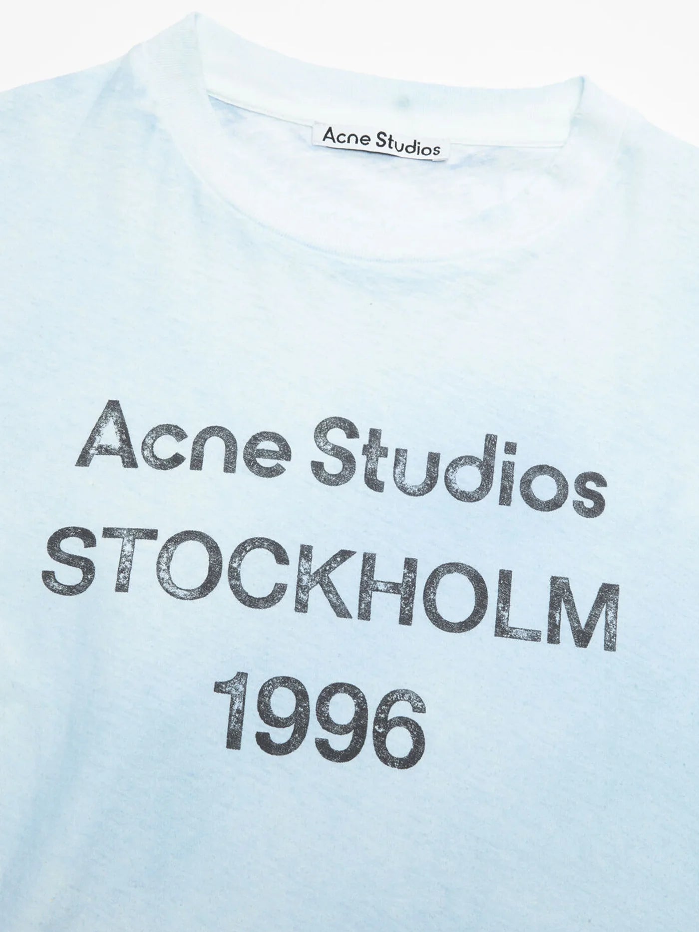 Acne Studios Stockholm 1996 Logo Tee Blue