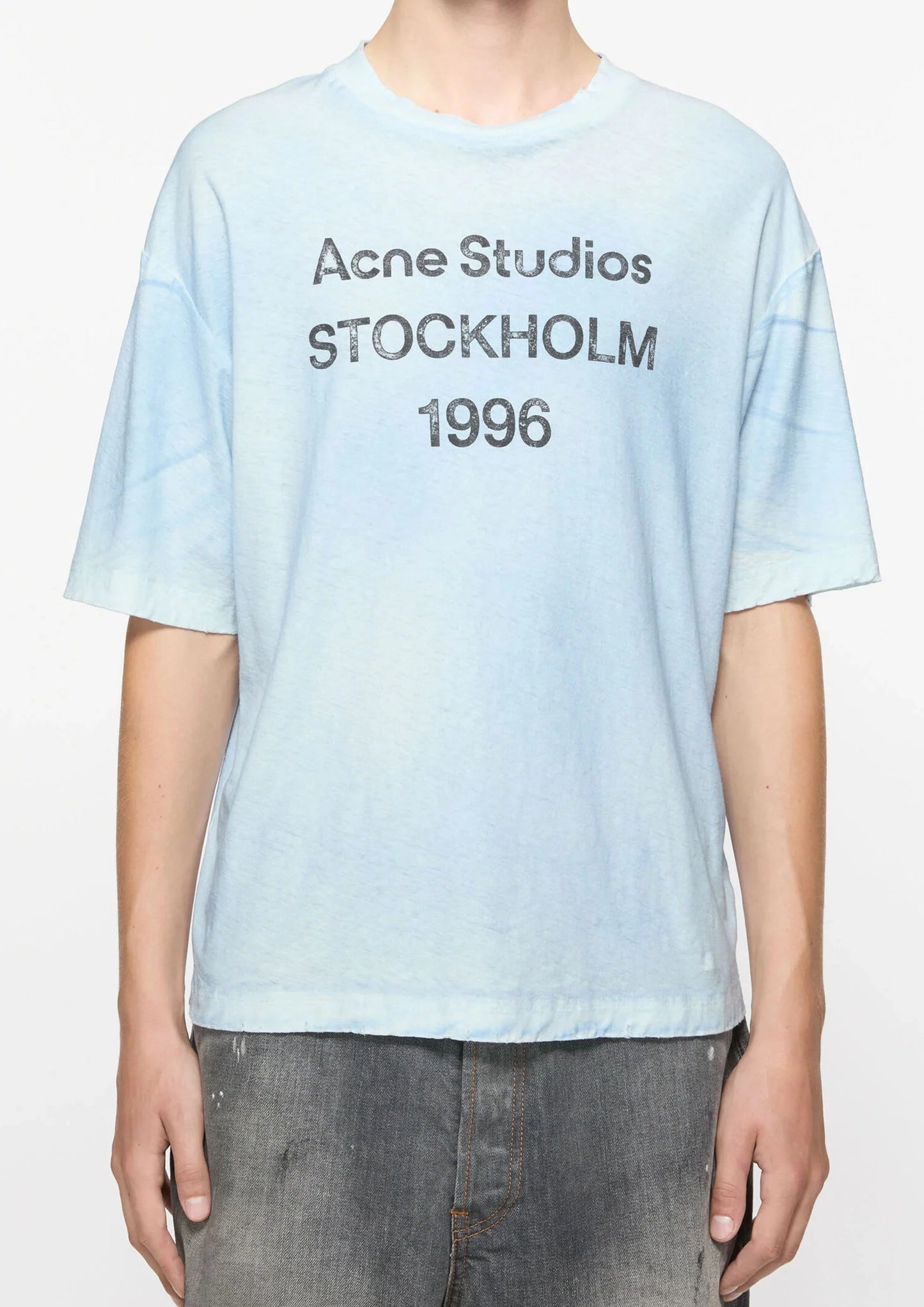 Acne Studios Stockholm 1996 Logo Tee Blue