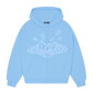BROKEN PLANET ZIP UP HOODIE SKY BLUE