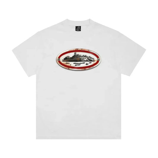 CORTEIZ RUSTY ALCATRAZ TEE WHITE (NEW BLANK)