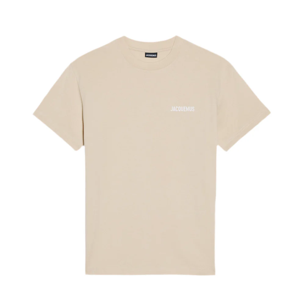 Jacquemus Logo Tee Beige