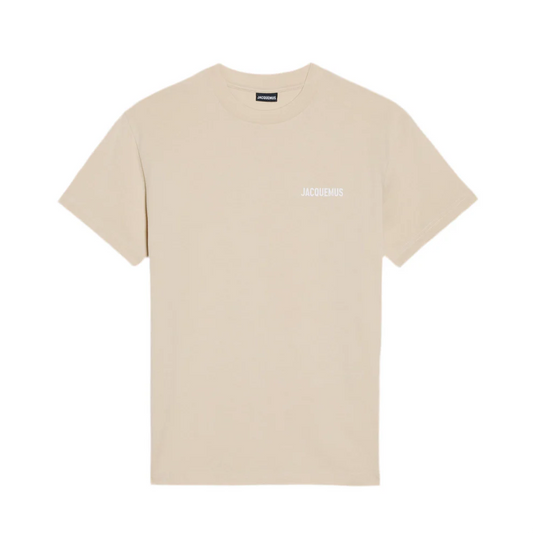 Jacquemus Logo Tee Beige