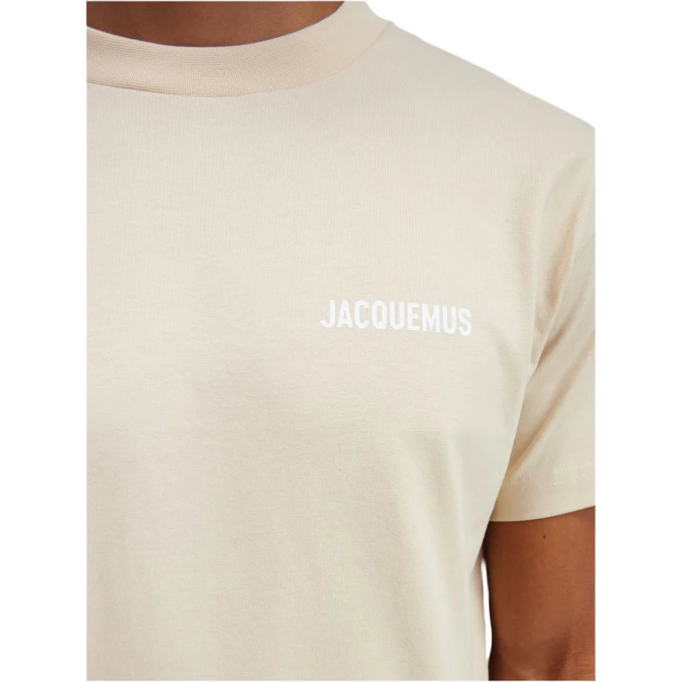 Jacquemus Logo Tee Beige