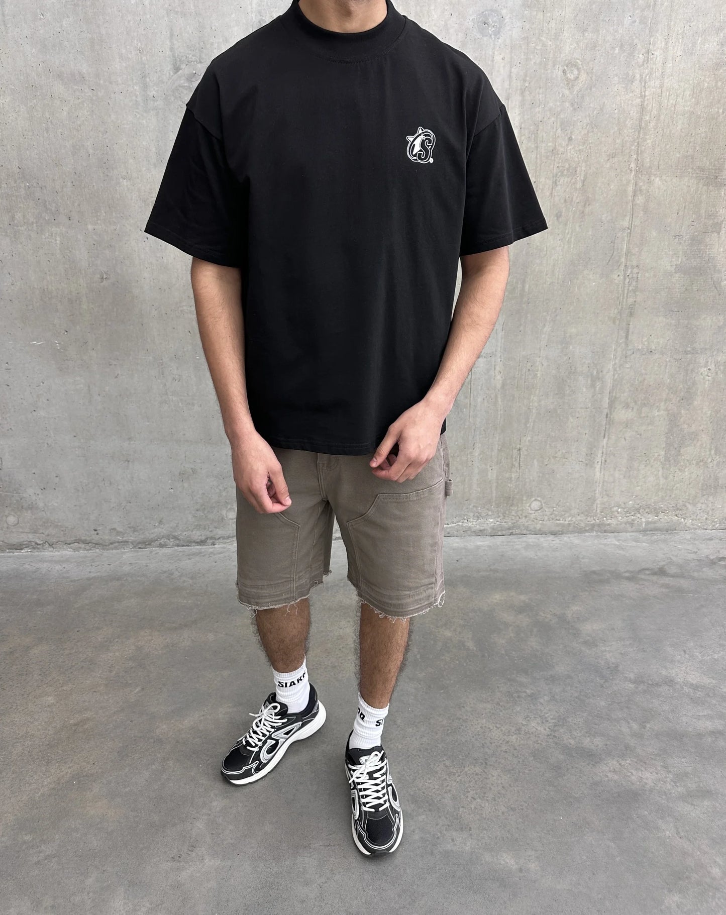 Siarr S Logo Tee Black