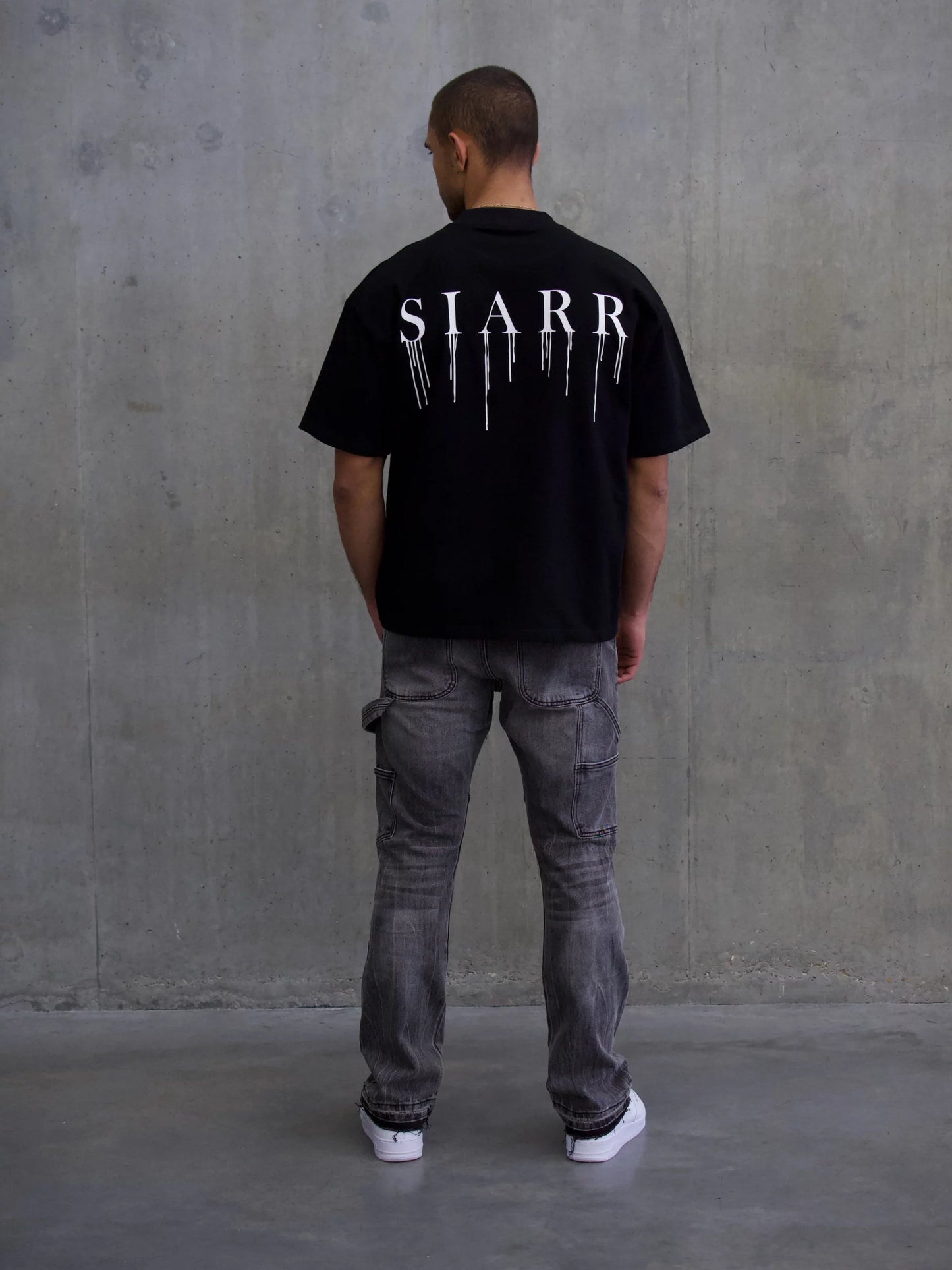 Siarr Drip Tee Black