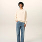 AMI Paris Patch Sweatshirt Cream