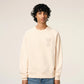 AMI Paris Patch Sweatshirt Cream