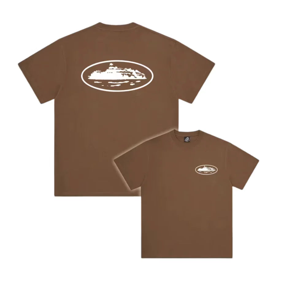 CORTEIZ OG ISLAND TEE BROWN (NEW BLANK)