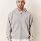 Coszus Embroidered Zip Hoodie Grey