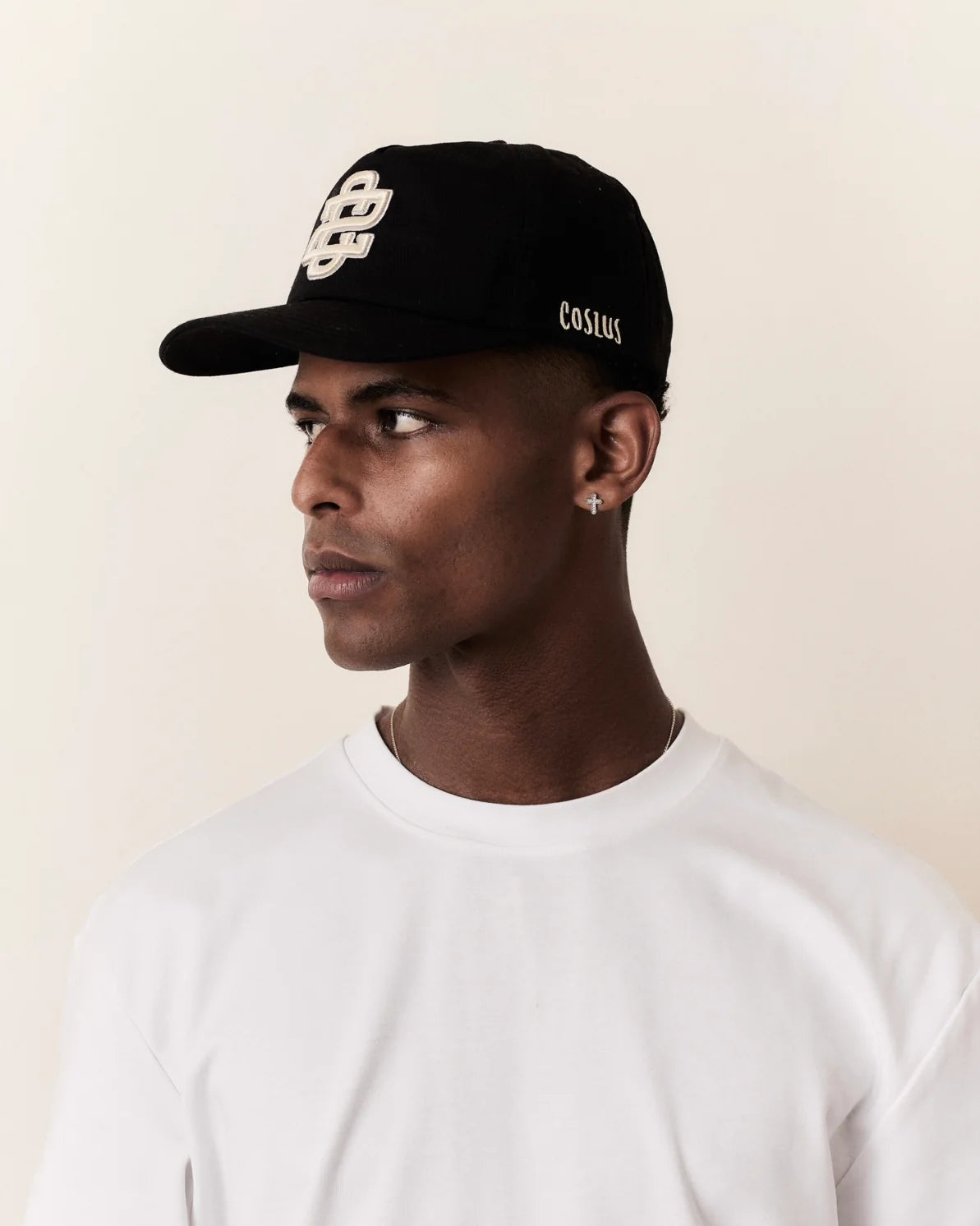 Coszus Initials Cap Black