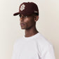 Coszus Initials Cap Burgundy