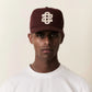 Coszus Initials Cap Burgundy