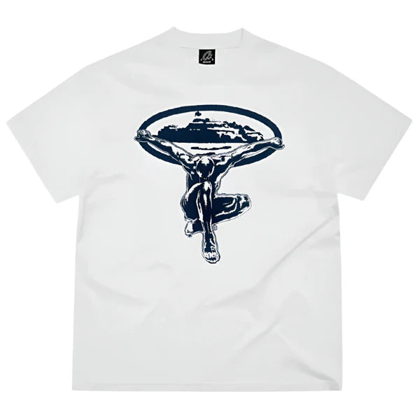 CORTEIZ STATUE ALCATRAZ TEE WHITE (NEW BLANK)