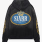 Siarr Crown Hoodie Washed Black